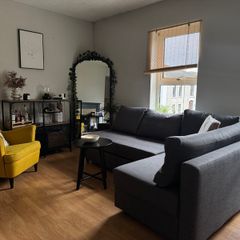 IKEA corner sofa-bed with storage + mattress pad