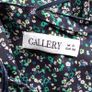 Ladies Gallery Navy blue floral print blouse top size 8 includes postage Image 4