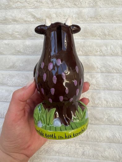 Gruffalo Money Box with chocolate coins Damaged Box Chocolate expired AUG 2015 Please see photos