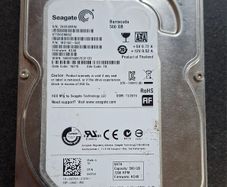 Seagate BarraCuda 500GB 3.5" SATA 6Gb/s 7200RPM Hard Drive (ST500DM002)