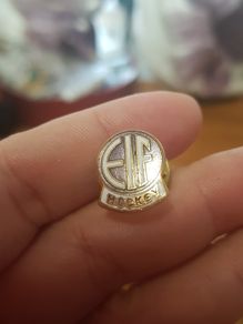 Vintage EIF Hockey collectable pin.