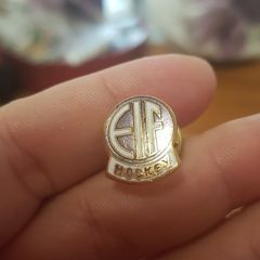 Vintage EIF Hockey collectable pin.