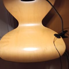 LED ring clip - on lamp with a flexible gooseneck  black