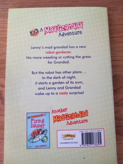 Mad Grandad Grandpa and the robot garden. Easy early reader. Children kids books. Loads listed for one Euro.