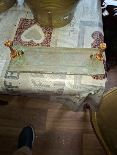 Antique Brass or Bronze Door Letterbox a classic architectural hardware piece