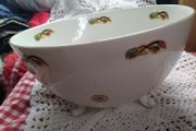 Royal Tara large 3 footed China bowl,book of Kells design