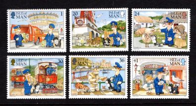 1994 Isle of Man Postman Pat Visits the Isle of Commemorative Stamps Mint Never Hinged (MNH)
