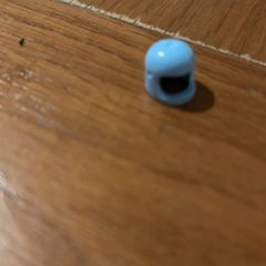 Lego spaceman helmet light blue