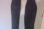 Black long detailed scarf Perfect condition Postage included