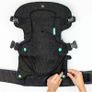 Infantino Flip Advanced 4-in-1 Baby Carrier Black Denim Image 4