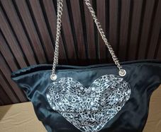 Love moschino large nylon tote bag