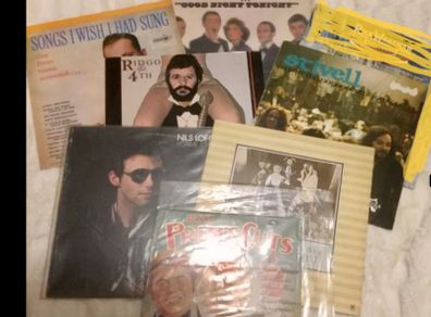 Vinyl records,