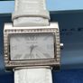Newbridge White Leather Strap Watch Image 2