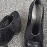 Black ankle shoes size 3 never worn Image 3