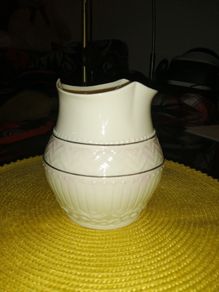 Belleek porcelain vase