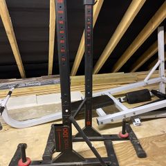 squat rack barbell stands