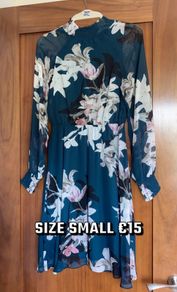 Floral chiffon dress