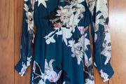Floral chiffon dress