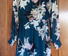 Floral chiffon dress