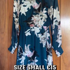 Floral chiffon dress