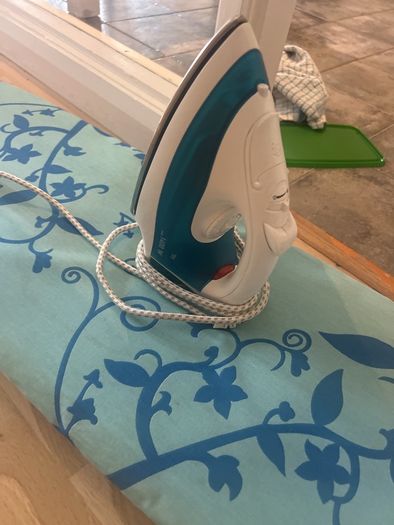iron and ironing board