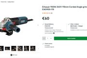 Corded Angle Grinder - Erbauer 900w NEW