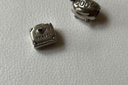 Pandora ( 2 Charms)suitcase &amp; Aeroplane