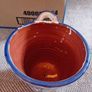 glazed terracotta wall planter Image 6