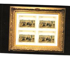 2002 Ireland 140th Anniversary of National Gallery of Ireland 1st Issue Booklet Pane The Gleaners by Jules Adolphe Aime Louis Breton, Commemorative Stamp Mint Never Hinged (MNH). Hibernian HP134