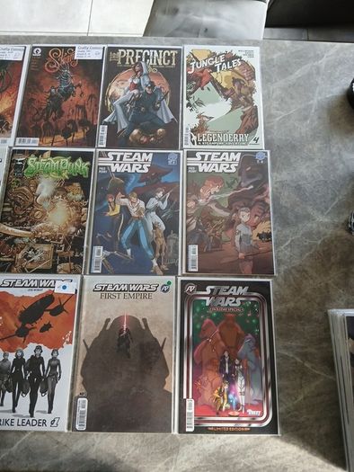 Steampunk comics bundle/joblot 18 issues. Freepost