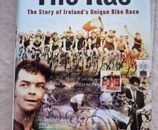 Vintage Irish Cycling Memorabilia Hard Back Annual Book On The Ras  The Story Of Irelands Unique Bike Race  Signed By Three Stage Winners  In Perfect Condition