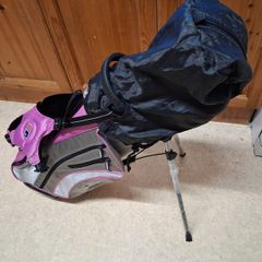 Golf Clubs. US Kids Golf Set.Left Handed .Age 7 To 8 Years Old. Girls Set.. In As New Condition. Collect In Dublin Or Receive Via Post.