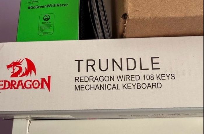 Red Dragon Trundle Keyboard