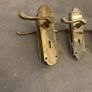 Gold internal door handles x5 for twenty euro Image 2
