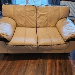 2 seater italian leather sofa