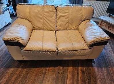 2 seater italian leather sofa