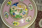 2 Beautiful Romeo and Juliet and the Twelfth Night Shakespeare Flower Plates Caverswall England, no chips or cracks, Postal Available or Collection
