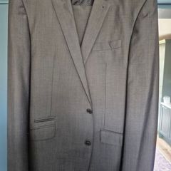 Mens Dark Gray 3 Piece Suit