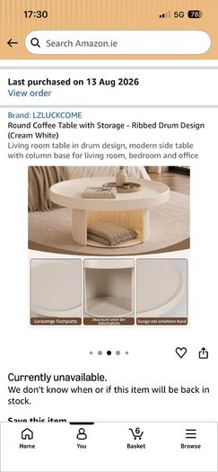 Coffee table