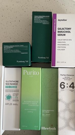 Left over Korean skincare new