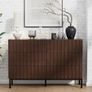 Chest of Drawers with 6 Drawers, 73.4 x 34.5 x 100 cm, Cabinet with Drawers, Narrow Chest of Drawers, Storage Chest of Drawers, Cabinet for Living Room, Bedroom, Hallway (Brown) Image 2
