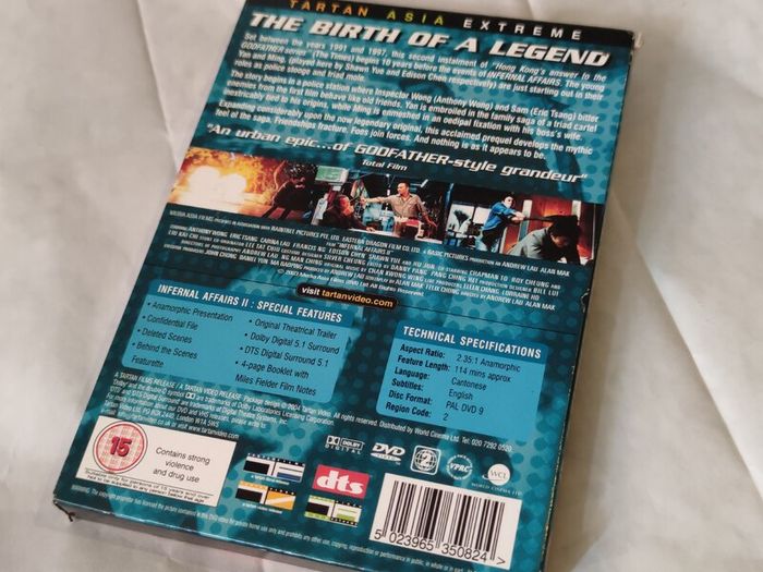 Internal Affairs 2 Dvd
