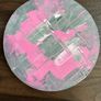 Pink abstract painting Image 3