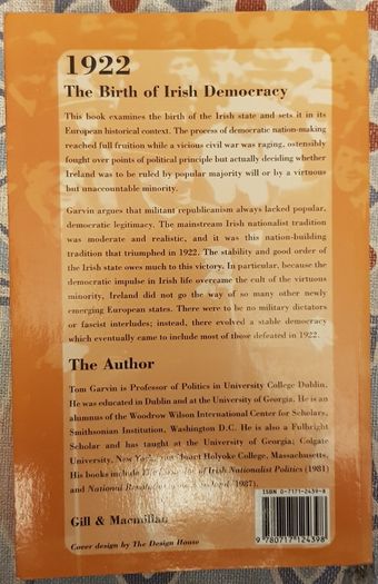 The Birth Of Irish Democracy by Tom Garvin