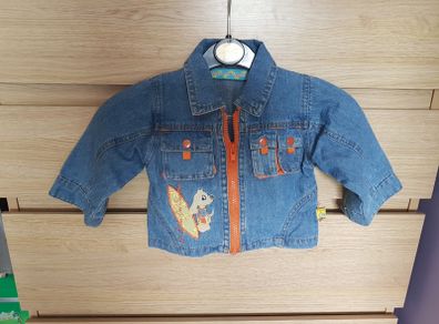 6 months baby jeans jacket never worn