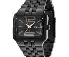 Police PL-13449JSB-02M Men's Matrix Analog Black IP Stainless Steel Bracelet Watch