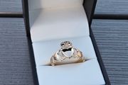 Brand New 9ct Yellow Gold Claddagh Ring