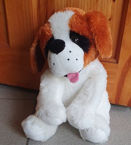 A Lovely Large Soft Toy Dog - Excellent Condition Spotless see Pics.