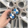 BMW 68mm x4 Alloy Wheel Centre Caps Blue/ White Image 2