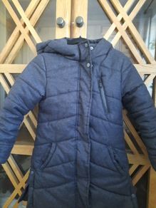 Girls jacket Reserved size 7-8 years dark grey